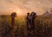 Jules Breton The End of the Working Day oil painting